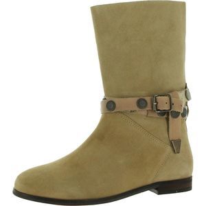 NWT: Free People Womens Hayden Tan Suede Pull On Booties Ankle Boots Shoes NWT